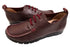 【arui_toe 3955BL ブルーレッド】本革コンフォートモカシンデッキシューズ